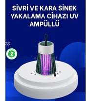 2’si 1 Arada Led Işıklı Elektrikli Böcek Öldürücü