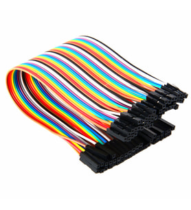20cm 40 Pin Dişi Dişi Dupont Kablo