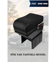 fiat uno 1990 kol dayama Yastıklı Siyah Lüks geniş model Deri