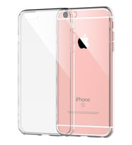 Apple iPhone 6 6S Kılıf Şeffaf Silikon Hibrit Case (Renksiz)
