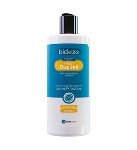 MCG  Bidoze Fresh Beyaz Zambak Kokulu Duş Jeli 400 Ml  Lavanta Yağı Özlü Nemlendirici Vücut Şampuanı