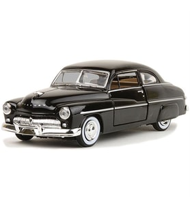 MotorMax 1949 Mercury Coupe 1/24 Siyah Model Araba Siyah