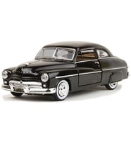 MotorMax 1949 Mercury Coupe 1/24 Siyah Model Araba Siyah