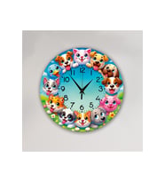 bilge Tasarım Çocuk Odası Duvar Saati 30 x 30 CM (Karışık)
