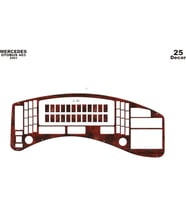 Meriç® Mercedes 403 Ön Torpido Kaplama Maun 25 Parça 2001-2005 (Maun)