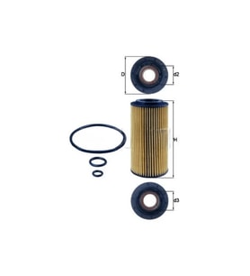 Mercedes W210 W211 Yağ Filtresi OM613 OM648 6131800009 Knecht