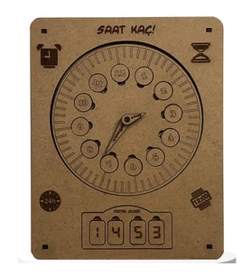 Moon Beavers Saat Kaç Ahşap Eğitici Oyun