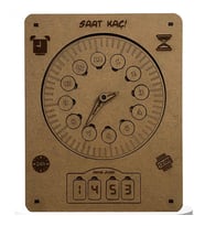 Moon Beavers Saat Kaç Ahşap Eğitici Oyun