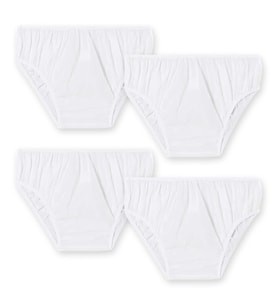 Sema Baby Luna Tek Kullanımlık Lohusa Külodu Medium 4'Lü Paket - Beyaz