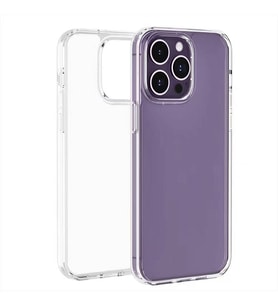 Apple iPhone 15 Pro Max Kılıf Droga Full Şeffaf Sararmaz İnce PC (Renksiz)