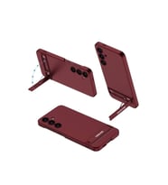 Samsung Galaxy S24 Plus Uyumlu Kılıf Zore Kamera Korumalı Dikey Standlı Ays Kapak