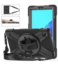 Galaxy Tab A7 Lite T225 Defender Zırhlı Tam koruma Silikon  (Siyah)