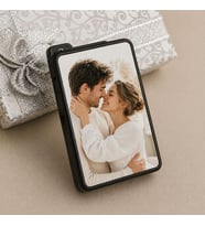 Kişiye Özel Pürmüz Alevli Siyah Çakmak  Fotoğraf Baskılı & İsim Yazılı