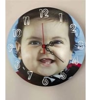 KİŞİYE ÖZEL DİJİTAL BASKI SAAT 40x40