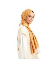 Gold Qoza İpek Şal 6848