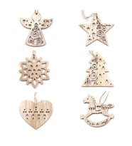 Yılbaşı Ağacı Süsü 6 lı Yılbaşı Süsü Noel Süsü Christmas Ornament
