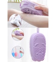 Banyo Hamam Lifi Süngerli Silikon Banyo Duş Peeling Kesesi Sabun Jel Süngeri Cilt Masaj Fırçası (Karışık)