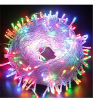 10M 100 Led Boncuk Lamba RGB Işık Şeffaf Kablo MZ-18-1