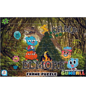 Laço Kids Gumball 48 Parça Frame Puzzle GB7607