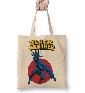 Marvel Comics Pantera Negra 1978 Bez Çanta Uzun Saplı