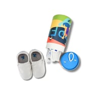Hopfrög Recycled Canvas Hyper Eco Beyaz Barefoot Patik (Hediye Seti)