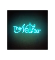 The Nail BAR Yazılı ve Şekilli Neon Tabela