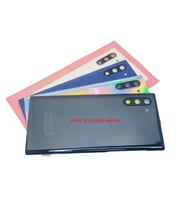 Samsung Galaxy NOTE 10 Arka Kapak (CAM+KAMERA LENSLİ) MAVİ