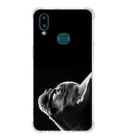 PrintiFy Samsung Galaxy A10s Uyumlu Köpek 1 Baskılı Şeffaf Köşe Korumalı Antişok Kılıf