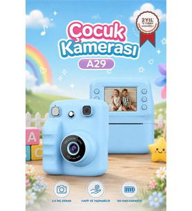 Dijital Fotoğraf Makineleri Çocuk Termal Resim Kağıt Baskılı Yazıcı Kamera
