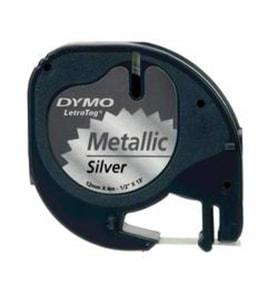 Dymo 59429 Letratag Metalik Gri Şerit