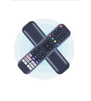 AWOX LCD NETFLİX-YOUTUBE-PRİME VİDEO-RAKUTEN TV PLAY TUŞLU TV KUMANDASI