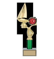 ODAK KUPA - Figürlü Kupalar - Yelken Figürlü Kupalar FG-018 C - 37 cm