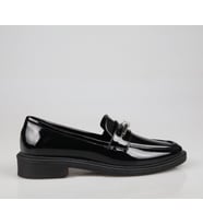 Miss Park Moda k161/1 Loafer Siyah Kadın Babet