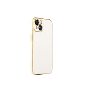 Apple iPhone 14 Uyumlu Kılıf Zore Bark Kapak (Beyaz)