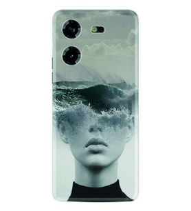 Tecno Pova 5 Kılıf Resimli Desenli Baskılı Silikon Mistic Woman 1361