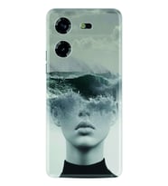 Tecno Pova 5 Kılıf Resimli Desenli Baskılı Silikon Mistic Woman 1361
