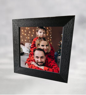 Siyah / Beyaz  Kare Fotoğraflı Çerçeve
