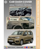 TOYOTA PROACE CITY (2019-2024) Torpido Örtüsü Panel Halısı Torpido Koruma Tam Uyum UV Koruma Kaymaz