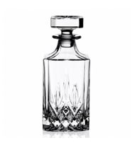 Perlotus Opera Luxion Kristal Viski Karafı 750 ml Kapaklı İtalyan Tasarım Dekant