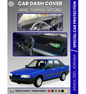 RENAULT 21 CONCORDE Torpido Örtüsü Ön Göğüs Koruma Torpido Koruma Araca Özel Tam Uyum Kaymaz