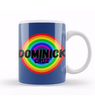 Dominick Cruz   Vintage Retro Rainbow Style Warriors Design Wrestlers Gift Kupa Bardak Porselen