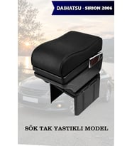 daihatsu sirion 2006 kol dayama Lüks Yastıklı Siyah geniş model Deri