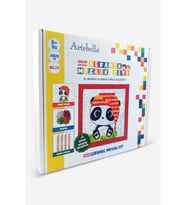 20 Çocuk Ahşap Çerçeveli Seramik Mozaik Set 20x20 cm