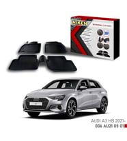 Audi A3 Hb Havuzlu 3D Paspas Niken Siyah 2021 Sonrası