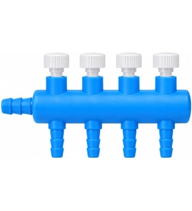4 Kanallı Plastik Akvaryum Hava Dağıtıcı - 9.8x5.2 cm