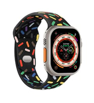 Microsonic Apple Watch Series 10 42mm Kordon Harmony Edition Siyah (Siyah-İndigo)