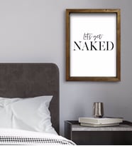 BK Gift Yatak Odası Konseptli Doğal Masif Ahşap Çerçeveli Tablo 45x65cm-84