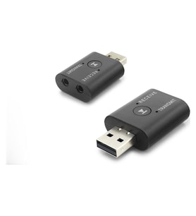 Usb Bluetooth Ses Verici + Alıcı Adaptör 2 In 1 - Siyah HD9006