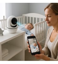 Lexroo WiFi Akıllı Güvenlik Kamerası 360° Görüş Hareket Algılama & Anlık Bildirim Gece Görüşü
