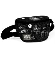 Coral High Siyah Galaxy Baskılı Erkek Çocuk Bel Çantası
